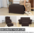 Easy-Going 100% Dual Waterproof Stretch Ottoman Cover Rectangle Folding Storage Stool Furniture Protector Soft Slipcover for Living Room with Elas...