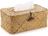 Sumnacon Tissue Box Cover Rectangle Tissue Box Seagrass Tissue Box Holder Woven Tissue Holder Decorative Tissue Cover for Bathroom Tissue Box Cove...