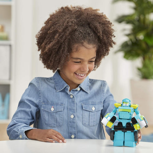 Transformers Playskool Heroes Rescue Bots Academy Hoist Converting Toy Robot, 6" Action Figure, Toys for Kids Ages 3 & Up, Brown/a...