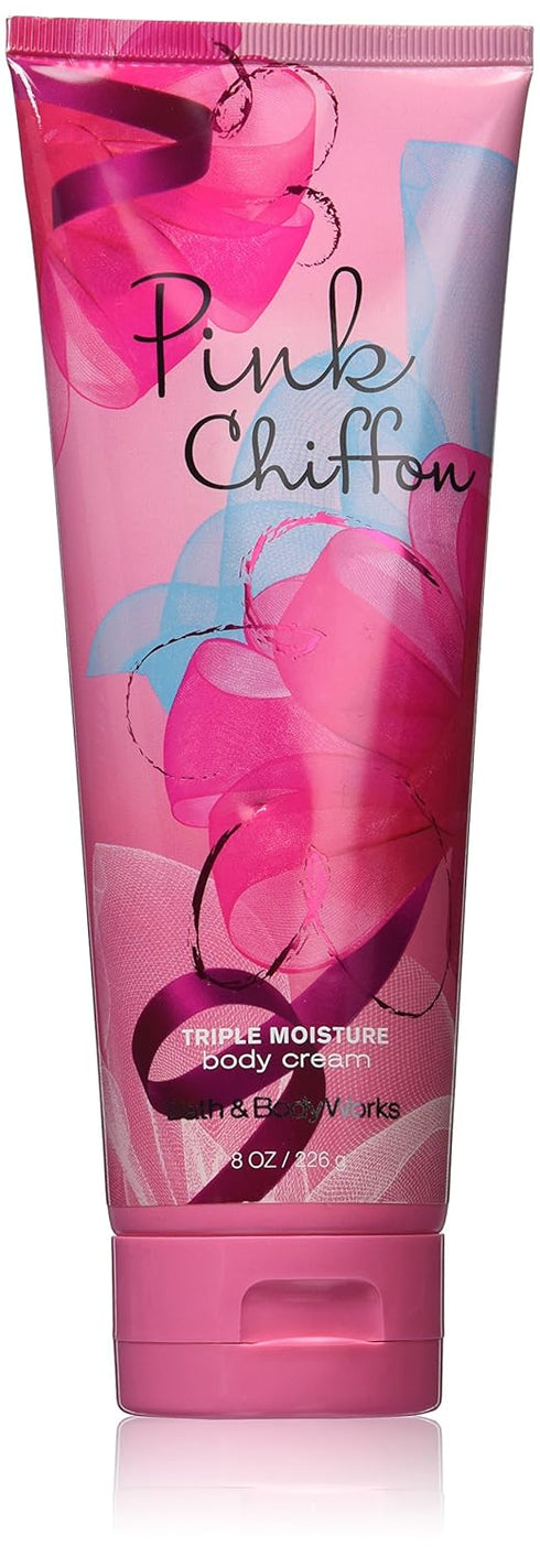 Bath & Body Works Pink Chiffon 8.0 oz Triple Moisture Body Cream...
