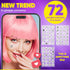 Cute Acne Patches for Face. Hydrocolloid Pimple Patches for Face. Face Tattoo Stickers. 72 Black Pimple Stickers with Hydrocolloid. Zit patches. Z...