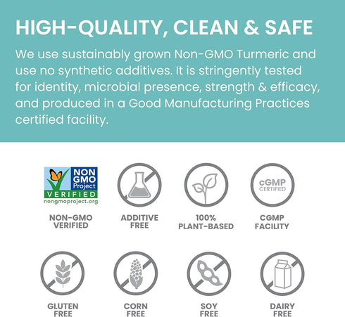 Himalaya Turmeric 95 Supplement with Curcumin/Curcuminoids, Joint and Muscle Support, Optimum Flexibility and Mobility, 600 mg, Non-GMO, Vegan, Gl...