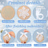 6 Sets Winter Embroidery Kit for Beginners Snowflakes Christmas Cross Kits DIY Needlepoint Kit with Patterns, Instructions, Embroidery Hoops, Thre...