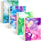 4PCS Mini Spiral Notepads, Pocket Notebooks A6 Small Spiral Journal College Ruled Notepads for Women Gift Office School Supplies...