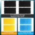 Replacement Aquarium Filter Sponge, Fish Tank Filter Replacement Parts, Including 2 x Coarse Sponge, 2 x Fine Sponge & 4 x Carbonized Sponge...