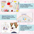 Embroidery Starter Kit for Beginners with Instructions, 3 Stamped Designs, 1 Bamboo Hoop, Thread Set, 9 Needles, Scissor, Threader, Seam Ripper......