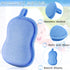 4 Pieces Baby Bath Sponge Cotton Baby Sponge Soft and Absorbent Sponge for Kids Babies Men Women (Red, Purple, Green, Blue)...