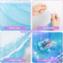 Stuffed Animals Hammock Kids Toy Storage with LED Light Unicorn Castle Plush Toy Organizer Corner Hanging Stuffed Animals Holder For Nursery Kids ...