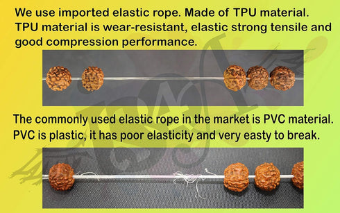 Genuine Himalayan Five Face Rudraksha Seeds Tibetan Wrist Bracelet Meditation Beads Prayer Charm Bracelets...