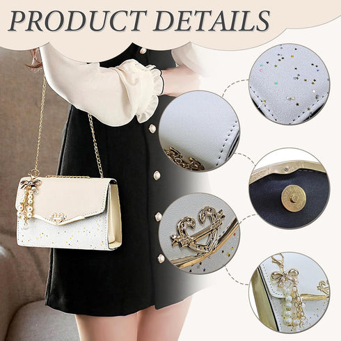 FuninCrea Shoulder Bag for Women, Leather Chain Strap Crossbody Bags Ladies Trendy Large Handbags Womens Purses Sling Bag...