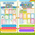 Preschool Learning Activities, 62 Pages Educational Workbook for Kids, Handwriting Practice, Montessori Toys, Autism Materials, Alphabet Learning,...