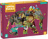 Mudpuppy African Safari 300 Piece Shaped Puzzle from Mudpuppy - 22.75" x 15.5" Elephant Shaped Jigsaw Puzzle for Kids, Provides Hours of Family Fu...