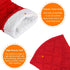Puppet Oven Mitts Red Cotton Silicone Non-Slip Long Sleeve Arm Soft,Oven Gloves for Women Mum Hot 500? Heat Resistant Hand Safe Microwave Home Kit...