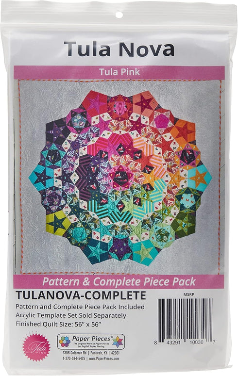Paper Pieces Pack for Tula Nova Complete Set Pattern Included...