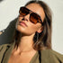 AIEYEZO Retro Square Sunglasses for Women Men Trendy Rectangle Aviator Sun Glasses Vintage 70s Shades...