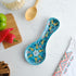 Handmade Spoon Rest, Ceramic Spoon Rest for Stove Top, 10" Spoon Rest for Kitchen Counter, Dishwasher Safe Spoon Holder for Stove, Housewarming Gi...