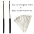 2 PCS Reusable Inoculating Loop Holders with 50pcs 10uL Nichrome Needle Tips Inoculation Loop for Bacterial Tissue Culture...