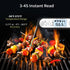 Digital Meat Food Thermometer - 2~3S Instant Read Cooking Thermometer, Backlight, Built-in Magnet, Calibration, Foldable Probe for Kitchen Deep Fr...