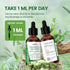 Chlorophyll Liquid Drops, Internal Deodorizer, Detox, Cleanse, Antioxidant, Overall Health Support, 100% Natural, Gluten Free, 2 FL OZ...
