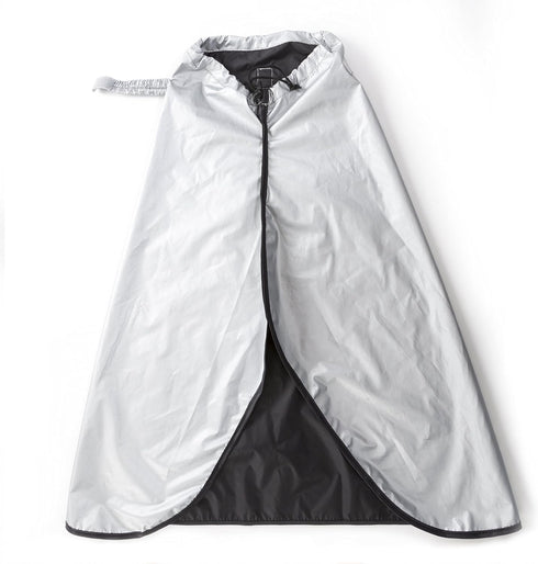 Movo CRC03 Extra-Long Camera Rain Coat Rain Cover for DSLR Cameras, Lens, and Tripod (Metallic Gray)...