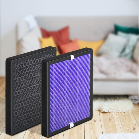 R1 HEPA Filter Replacement Compatible with YIOU R1 P1802 and Elechomes P1801, Deep Purple, 2 Pack...