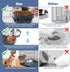 Dog Kennel Bowls for Crates, Hanging Dog Crate Water Bowls No Spill, 2 Pack Kennel Food Water Bowl Mountable Cage Accessories, Stainless Steel Pet...