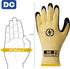Insulated Electrician Gloves 400V High Voltage Resistant Gloves Flame Retardant Work Gloves, Electrical Rubber Non-slip Texture Design Gloves for ...