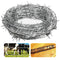 4 Point Barbed Wire, 18 Gauge Real Barb Wire Roll 20 Feet Barbwire for Fence, Baseball Bat, Bird Feeder, Garden & Crafts...