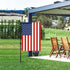 HOOSUN American Flag 12" x 18" Small American Flag For Garden Flag Stand,4th Of July Decorations Outdoor,Double Sided Patriotic Flag,USA Flag,Mini...