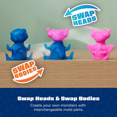 Elmer’s Squishies Mix and Match, DIY Squishy Toys, Kids Crafts, Creates 4 Mix and Match Characters, 24 Piece Kit...
