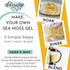Sea Moss | WILDCRAFTED | 2.5 oz that makes 64 oz of gel | Raw + Non GMO | Sundried | MINERAL RICH | Saint Lucia Sea Moss | GOLDEN...