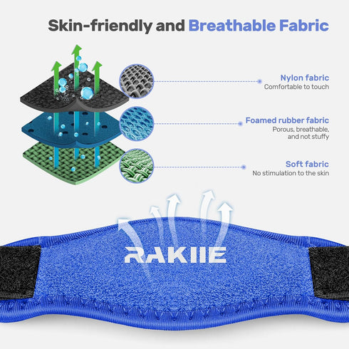 Elbow Brace 2-Pack for Tennis and Golf Elbow Pain Relief, Adjustable and Versatile for Men and Women with Velcro (Sapphire Blue)...