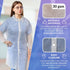 AMZ Disposable Lab Coats for Adults, Medium. White Polypropylene Knee Length Lab Coat Disposable. 30 GSM PPE Coat with 4 Snaps and Elastic Wrists....
