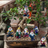 Enchanted Garden Decor: 7-Piece Gnome Miniature Statues, Elf's Joyful Atmosphere Ornaments - Ideal for Gardens, Backyards, Patios, Lawns, Bonsai, ...