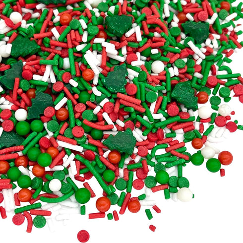 Elfin Around Sprinkle Medley | Christmas Sprinkles | Cookie Sprinkles | Cake Sprinkles | Holiday Sprinkles | Jimmies | Manvscakes | 8 Ounce Bag...
