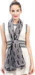 Lina & Lily Halloween Bat Print Women's Scarf Shawl Wrap Lightweight...