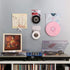 Record Props - Vinyl Record Display - Combine vinyl and album cover on wall. Doubles as a now playing tabletop stand....