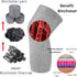 Elastic Cotton Knee Warmers, Knee Sleeves for Men and Women - Circulation Support and Joint Pain Relief, Arthritis Aid, One Pair, Made in Japan...