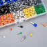 800 Pcs Wire Ferrule Connectors Kit, AWG 22-10 Wire Ferrules Terminals Connectors Kit, Copper Nylon Insulated Cord Pin Ends Crimp Ferrules Connect...