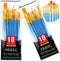Acrylic Paint Brush Set, 2 Packs / 20 pcs Nylon Hair Brushes for All Purpose Oil Watercolor Painting Artist Professional Kits...