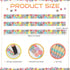 24 Pieces Magnetic Strips Retro Magnetic Border for Classroom Whiteboard Bulletin Board Decorative Magnetic Strips with Adhesive Magnetic Borders ...