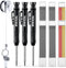 Enhon 43 Pcs Carpenter Pencils Set, Construction Pencils with Sharpener and 39 Refills, Deep Hole Mechanical Carpenter Pencil Set with Retractable...
