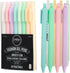 Loddie Doddie Macaron Colors Gel Pens for Journaling and Note Taking - 8 Pack, 0.7 mm Medium Point Smooth Writing Retractable Pens, No Bleed Non S...