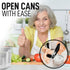Zulay Kitchen Heavy Duty Stainless Steel Can Opener Manual with Large Bottle Opener - Rust Proof Manual Can Opener Smooth Edge and Easy Turn Knob,...