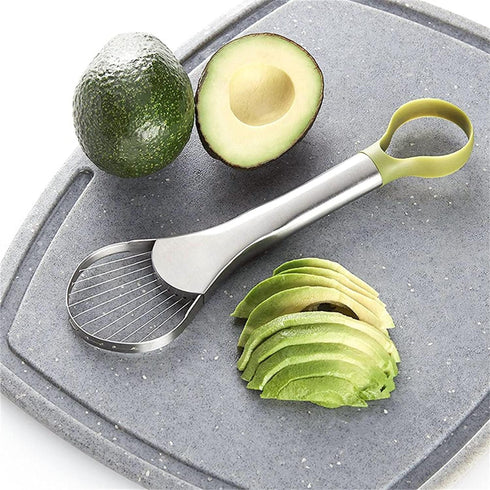 Avocado Slicer,Avocado Pit Remover Cutter Peeler Well Made Stainless Steel Avocado Slicer and Pitter Tool...