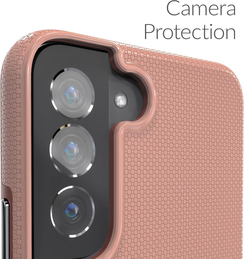 Crave Dual Guard for Samsung Galaxy S22 Case, Shockproof Protection Dual Layer Case for Samsung Galaxy S22 5G - Blush...