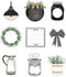 Carson Dellosa 150-Piece Modern Farmhouse Bulletin Board Cutouts, Mason Jar, Bows, Pots and More Farmhouse Cutouts for Bulletin Board, Farmhouse C...