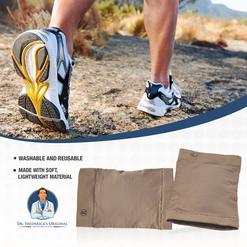 Dr. Frederick's Original Arch Support Sleeve Set - 2 Pieces - Soft Gel Sleeves for Flat Foot Pain - Arch Support - Plantar Fasciitis Pain Relief -...