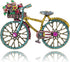 Crystal Rhinestone Creative Bicycles Brooch Pin for Women Retro Elegant Handmade Blue Brooches Pins Classic Wedding Fashion Jewelry Accessories Gi...