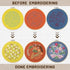 XM-GENYUE 3 Sets Embroidery Kit for Beginners with Operating Instructions, Cross Stitch Kits for Adults with Flowers Patterns, Needlepoint Kits......